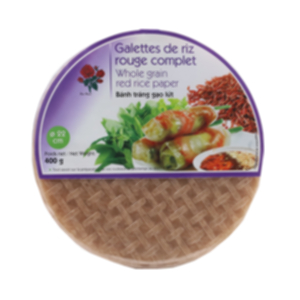 Rice Paper Whole Grain 22cm 30x400g