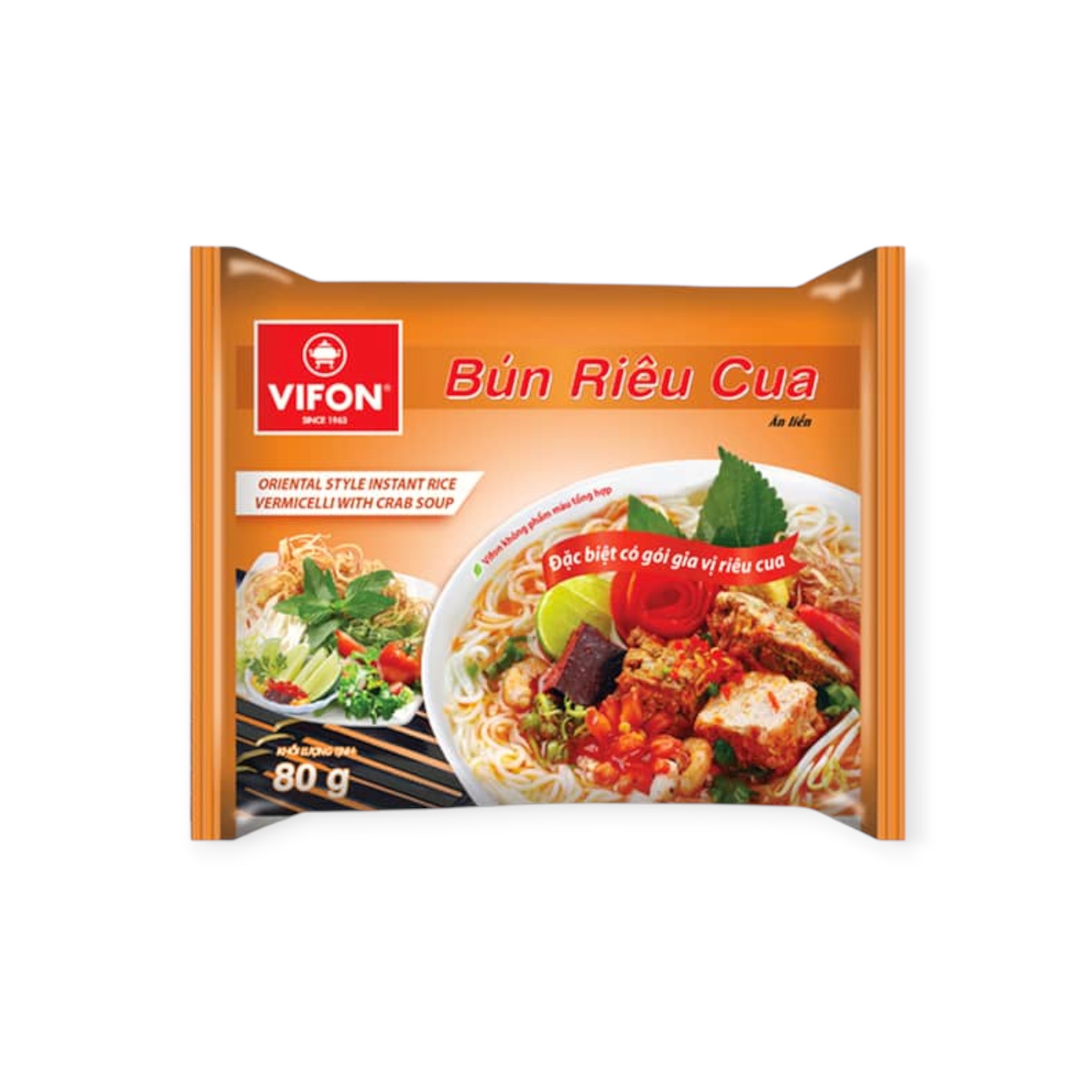 Instant Rice Vermicelli with Crab Soup 30x80g