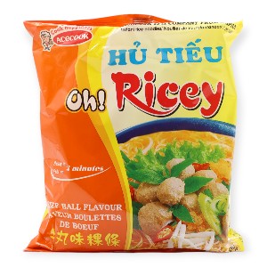 Ohricey Instant Rice Noodles Beef Ball Flavour 24x70g
